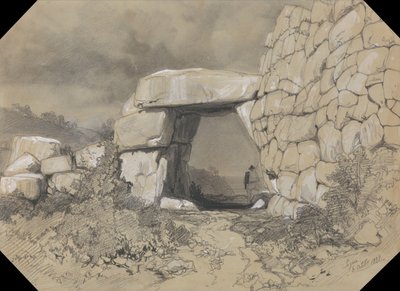 Segni, 6 October 1838 by Edward Lear